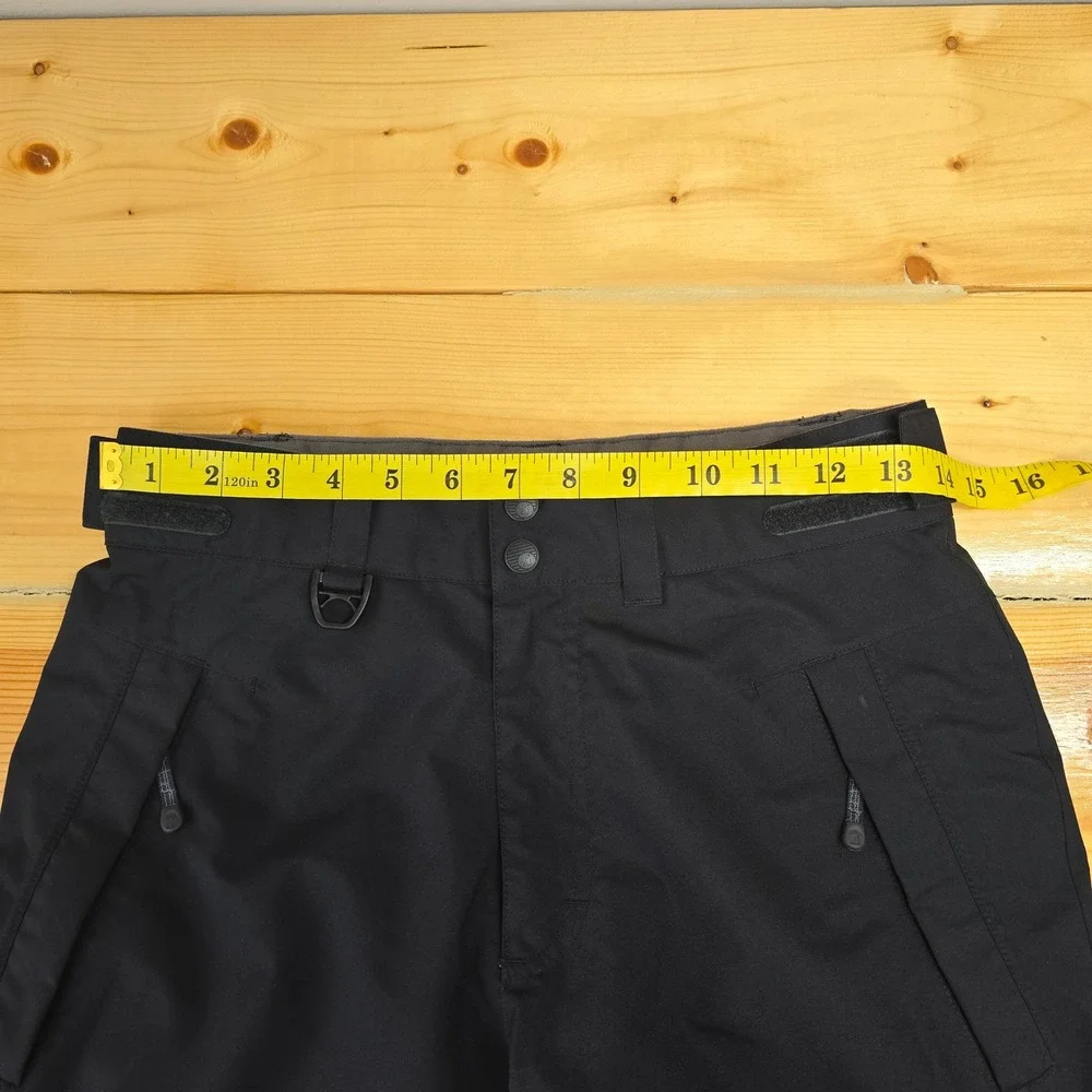 Mountain Equipment Co-op MEC Watershed Snow Pants Youth 12 Black Eco Storm Gear - Picture 9 of 15
